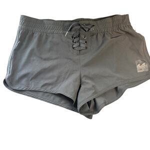 Billabong Womens Juniors Black Boardshorts Sz Med Sole Searcher Recycled Stretch